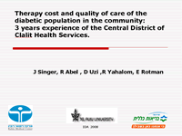 Therapy cost and quality of care of the