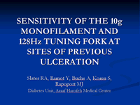 SENSITIVITY OF THE 10g