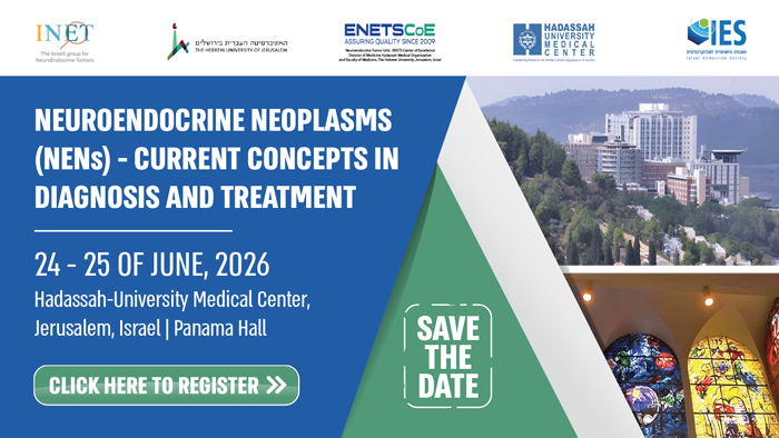 SAVE THE DATE: NET SCHOOL HADASSAH EIN KAREM 24-25 JUNE 2026