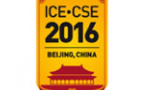 ICE/CSE 2016 – 31 Aug – 4 Sep 2016, Beijing, China