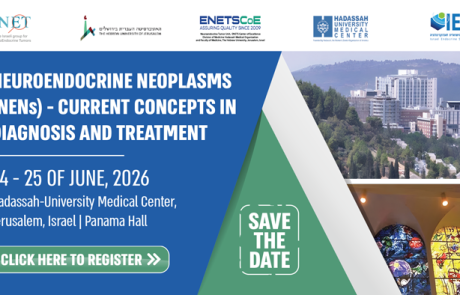 SAVE THE DATE: NET SCHOOL HADASSAH EIN KAREM 24-25 JUNE 2026